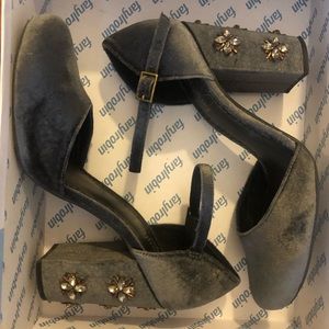 NEW: Anthropologie Jeweled Heels